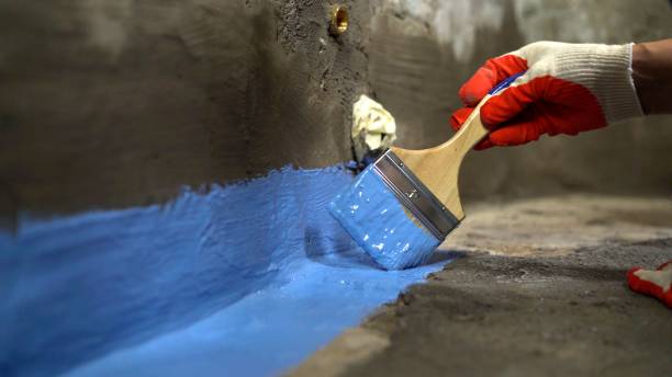 Commercial Basement Waterproofing project at a Watchung, NJ business property by SJ Waterproofing Pros